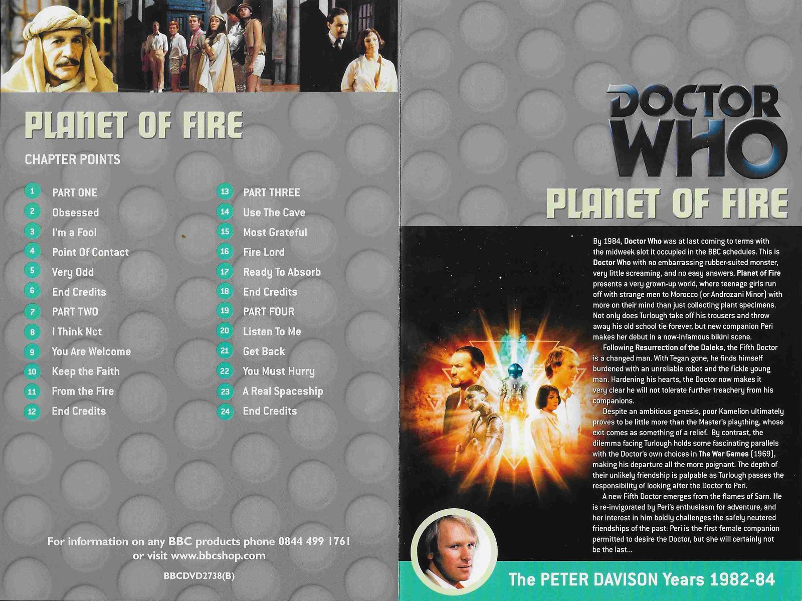 Inserts from BBCDVD 2738B